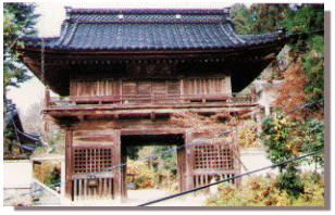 大岩山日石寺山門の画像