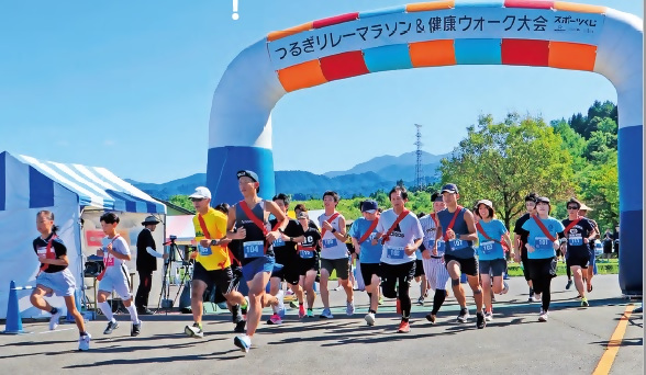 第4回つるぎリレーマラソン&健康ウォーク大会の画像