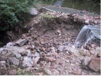 林道大辻山線　被災状況の画像