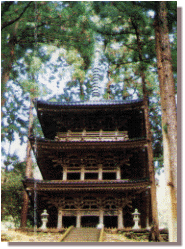 大岩山日石寺三重塔の画像