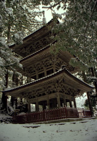 大岩山日石寺三重塔　[町指定有形文化財]の画像2