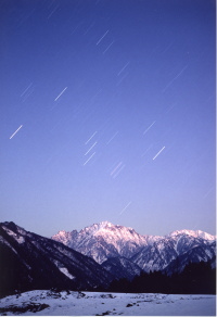 残照の剱岳の画像