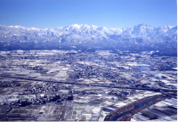 ​樹氷と剱岳の画像2