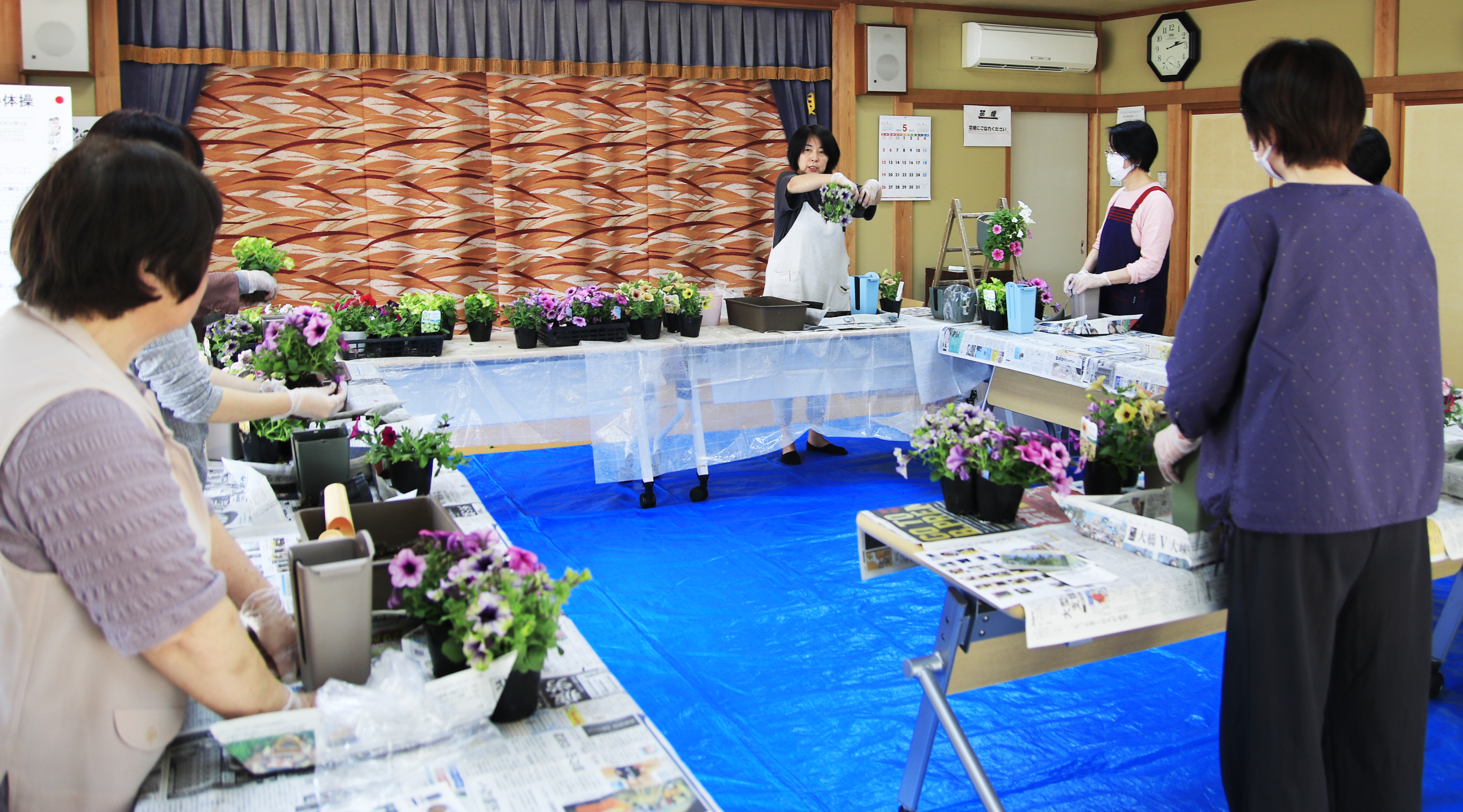 花植え活動