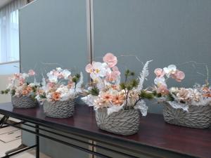 フラワーデザイン講座体験会完成品