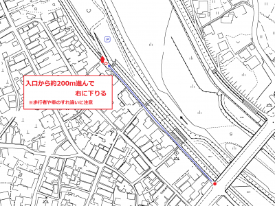 駐車場入口2