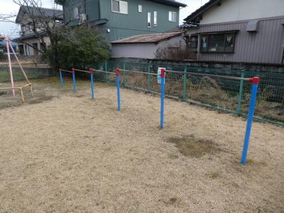 中江上公園鉄棒