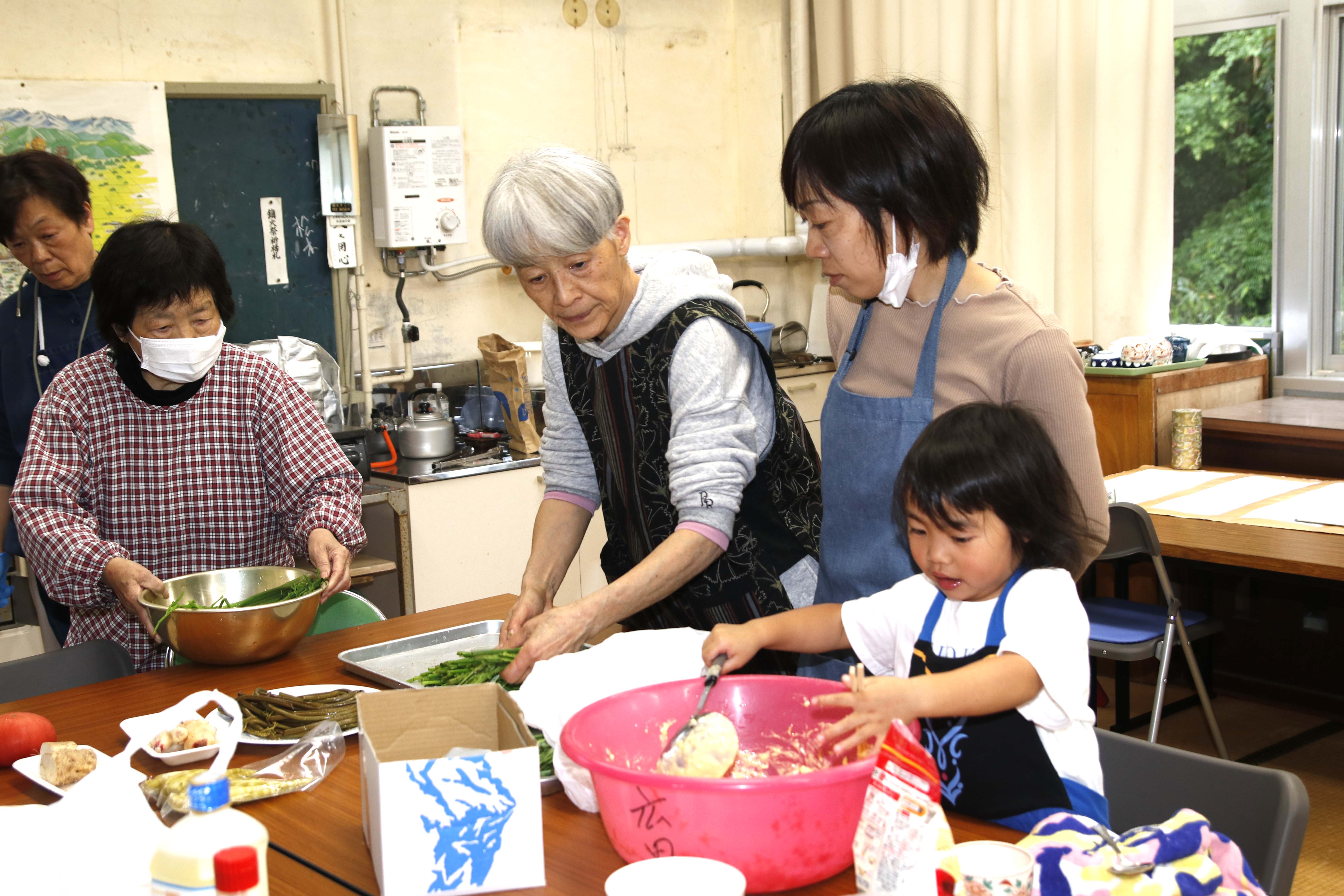 調理の様子