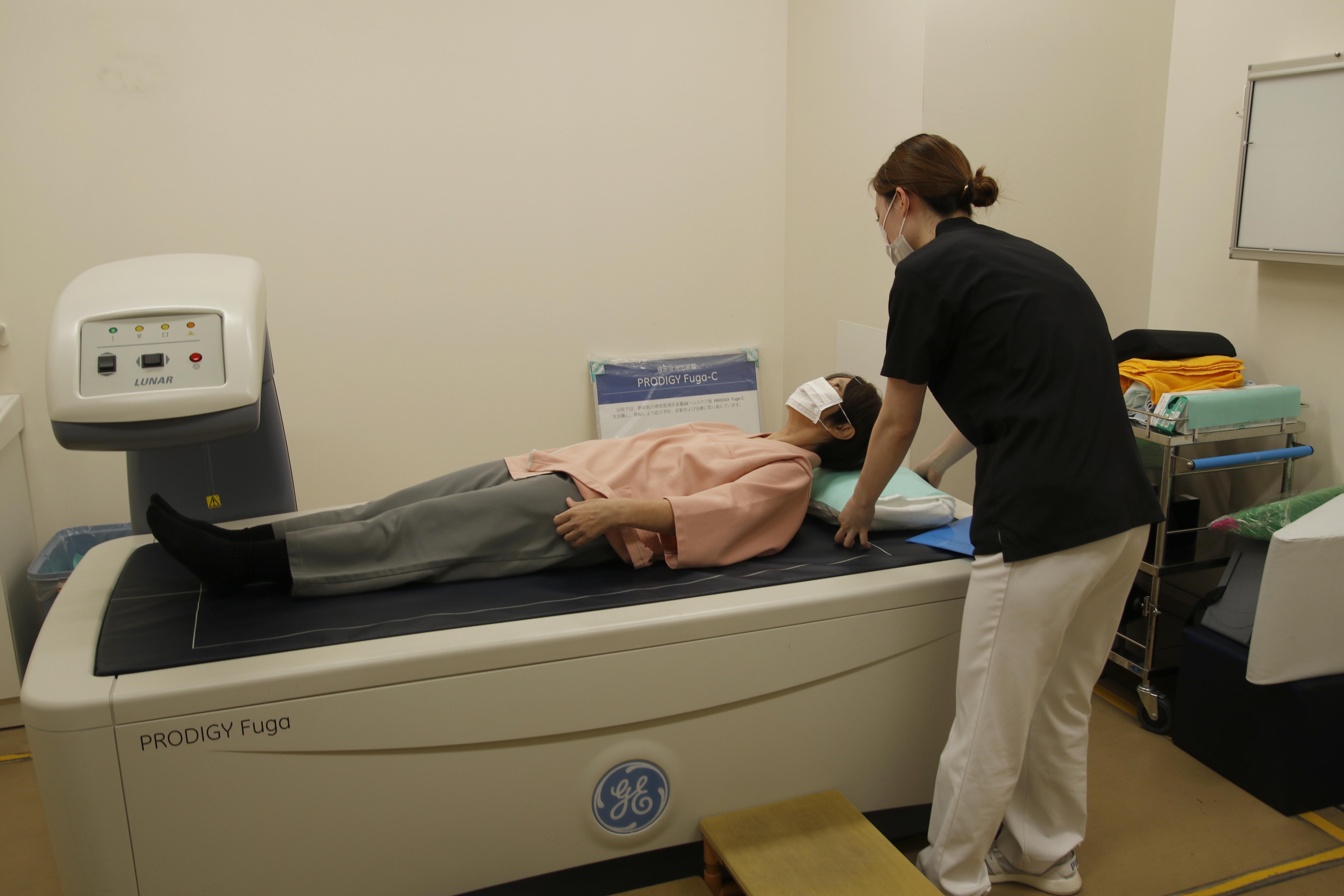 検診を受ける様子