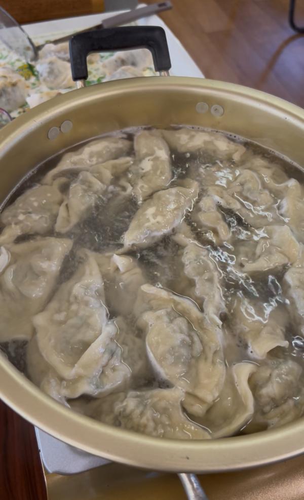 水餃子完成