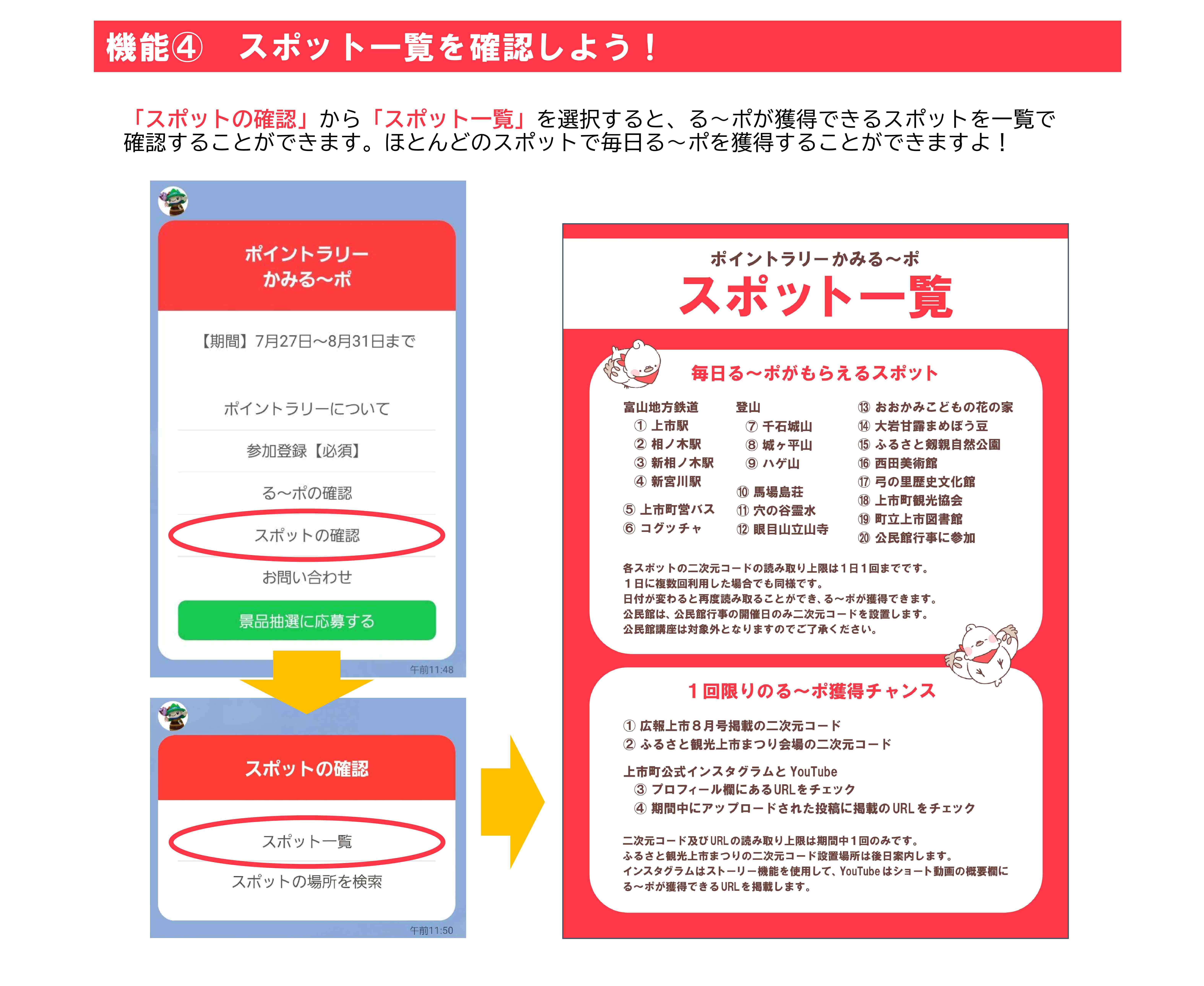 ポイントラリー「かみる～ポ」を実施します！ - 富山県上市町公式